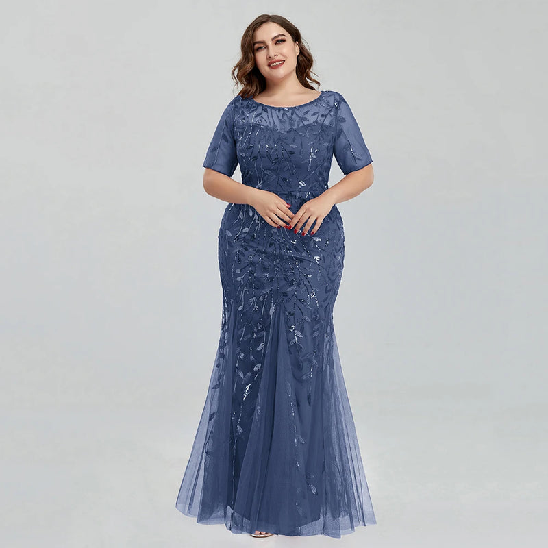 Vestido Elegance Sereia Plus Size