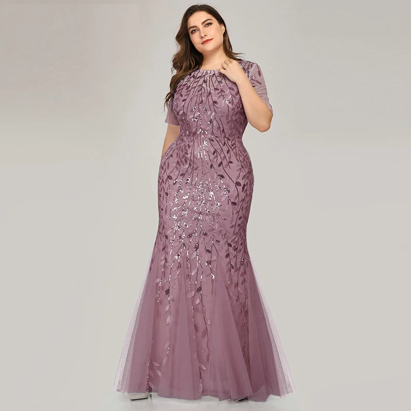 Vestido Elegance Sereia Plus Size